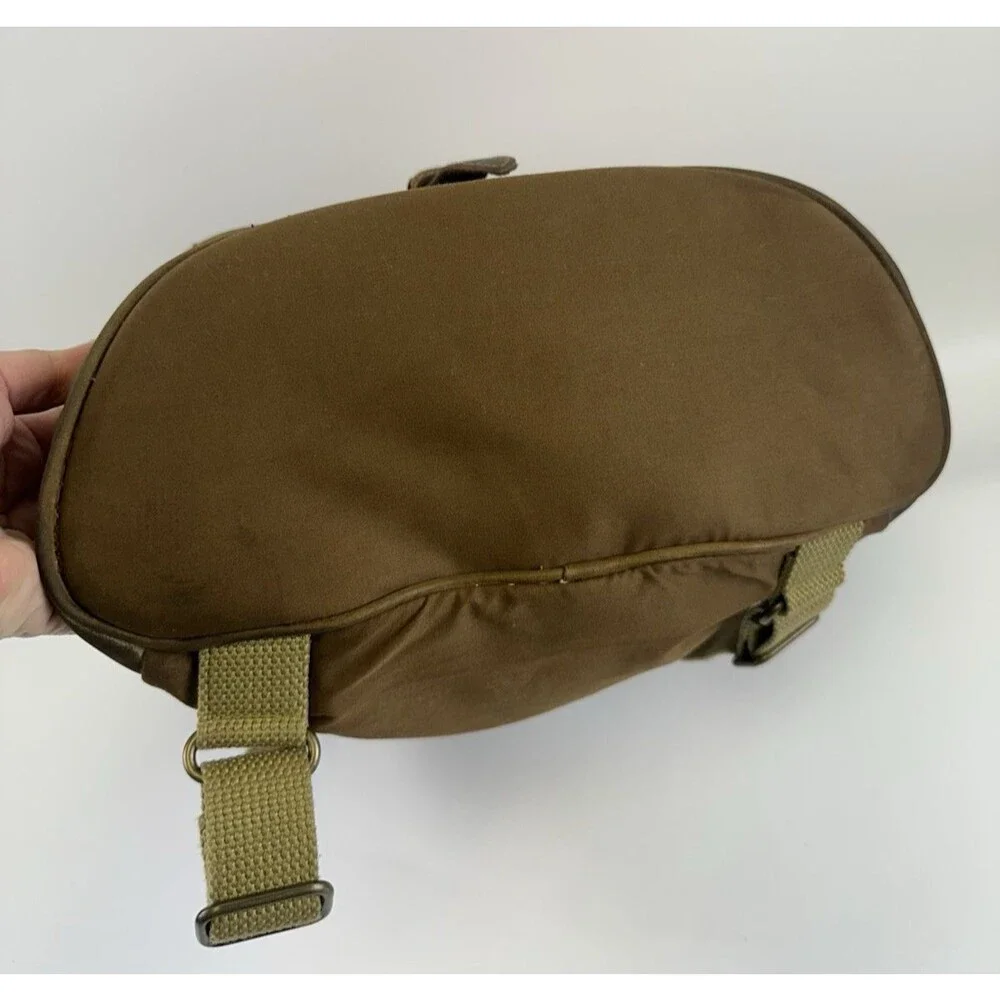 Duck Head Expedition Backpack Cotton Quality Leather Brown Large Zip Flap Clasp